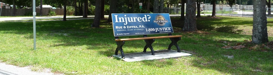 Daytona Beach Bench Advertising