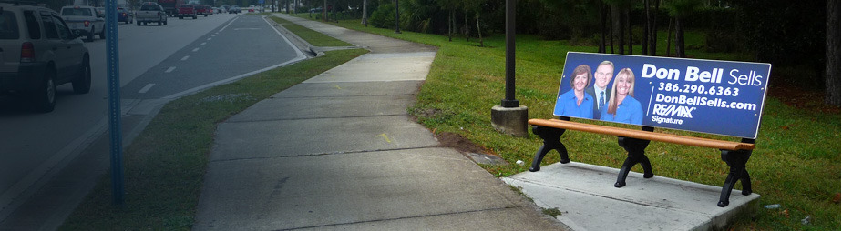 Daytona Beach Bench Advertising